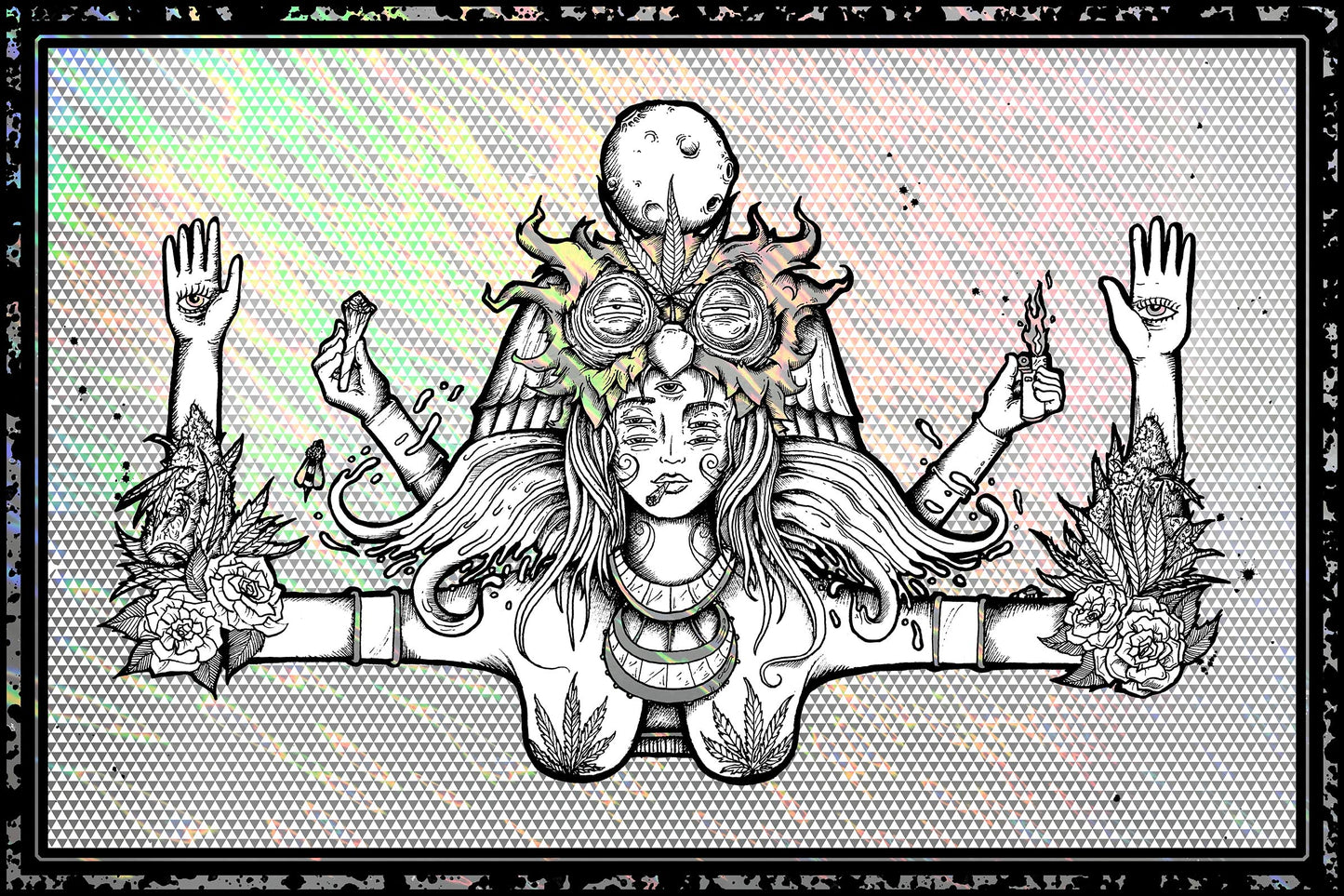 Indi Goddess-White Lava