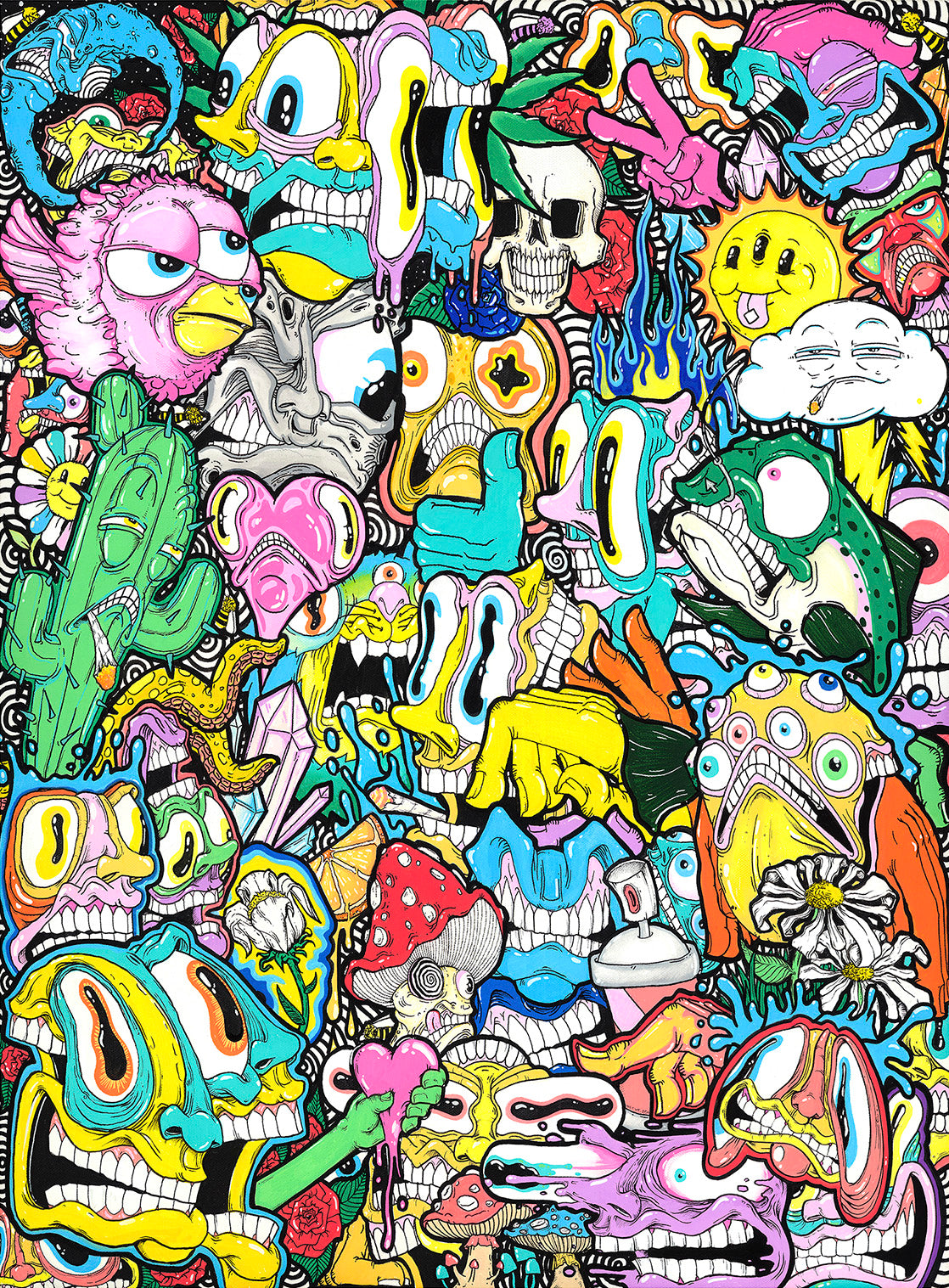 "Smash Up"-Mini Giclee