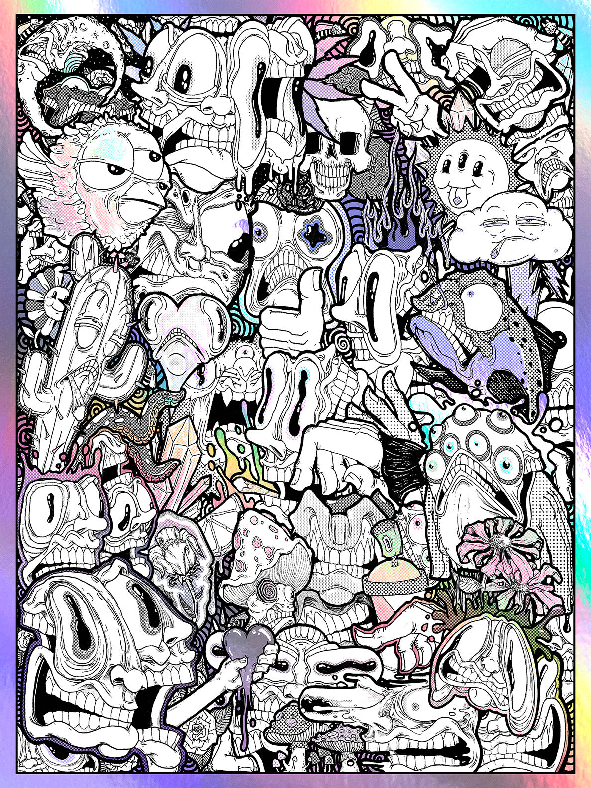 "Smash Up"- Rainbow Foil