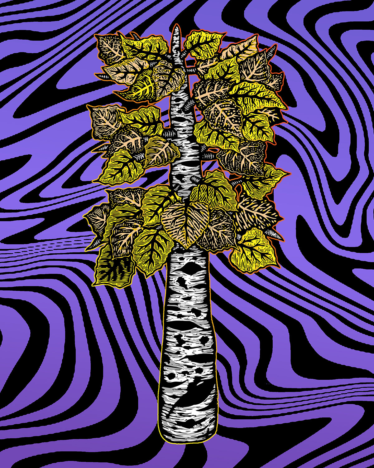 "Aspen"-Wooden Panel Print