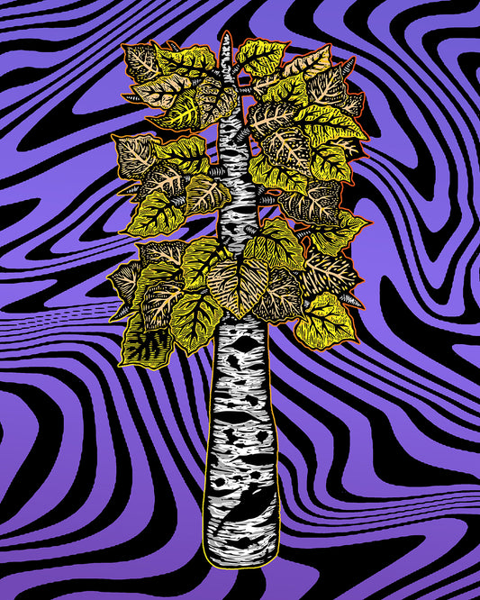 "Aspen"-Wooden Panel Print