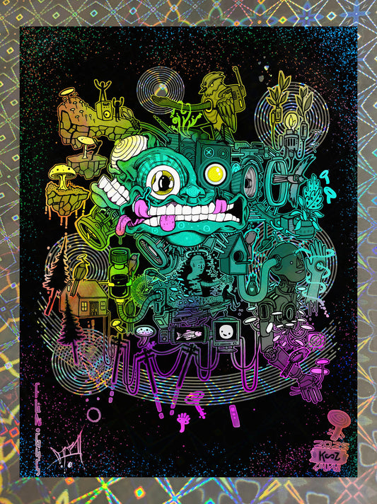 "FUN*GUS"- Mini Holo Foil