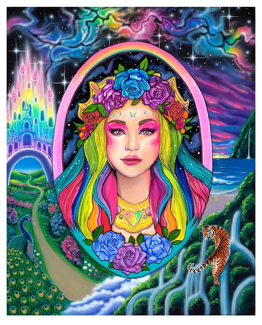 "Rainbow Queen"- Large Giclee