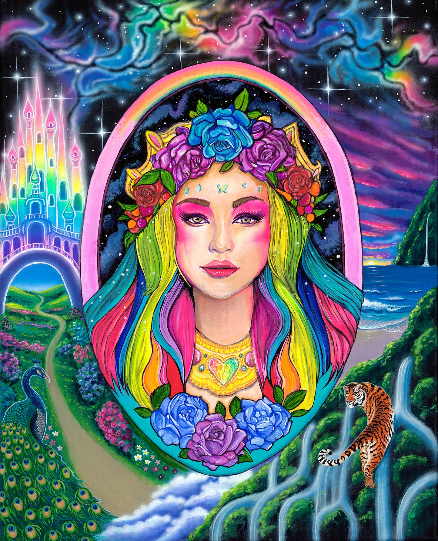 "Rainbow Queen"- Mini Giclee