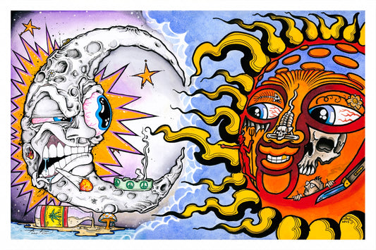 "Smoke 2"- Medium Cotton Giclee
